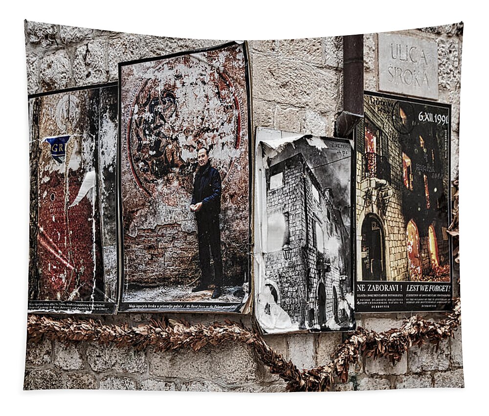 Dubrovnik Tapestry featuring the photograph Four Posters by Stuart Litoff