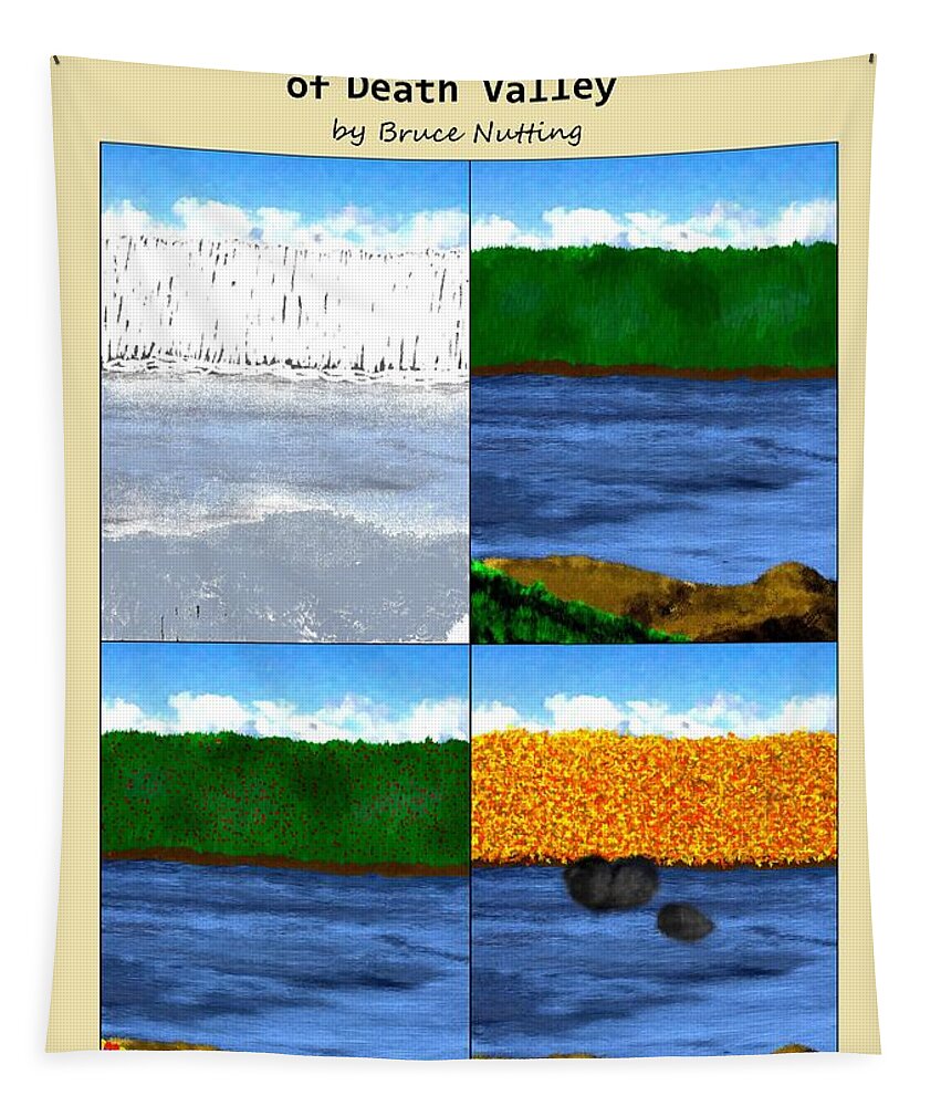 Winter Tapestry featuring the painting Four Seasons of Death Valley by Bruce Nutting