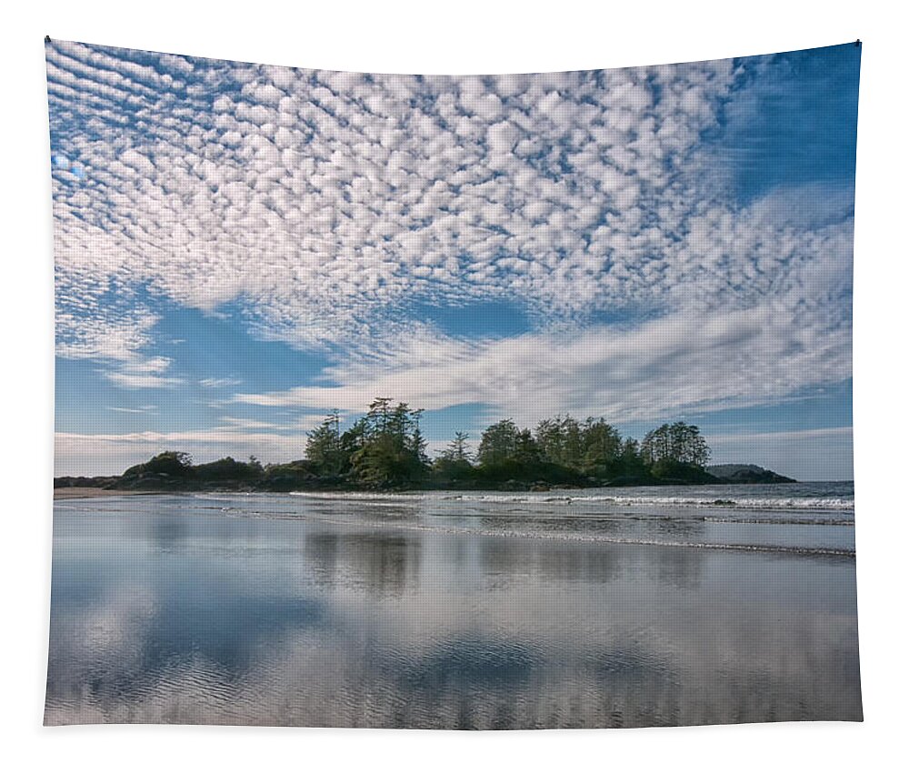 Tofino Tapestry featuring the photograph Frank Island Portrait by Allan Van Gasbeck