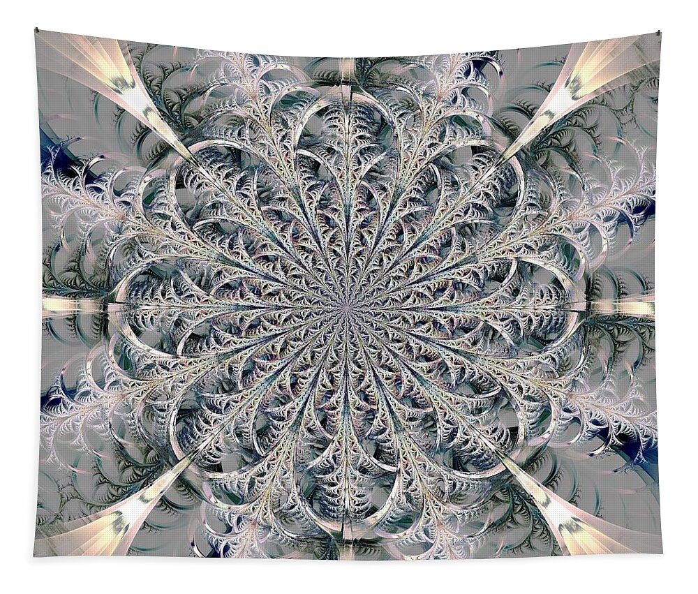 Computer Tapestry featuring the digital art Frost Seal by Anastasiya Malakhova