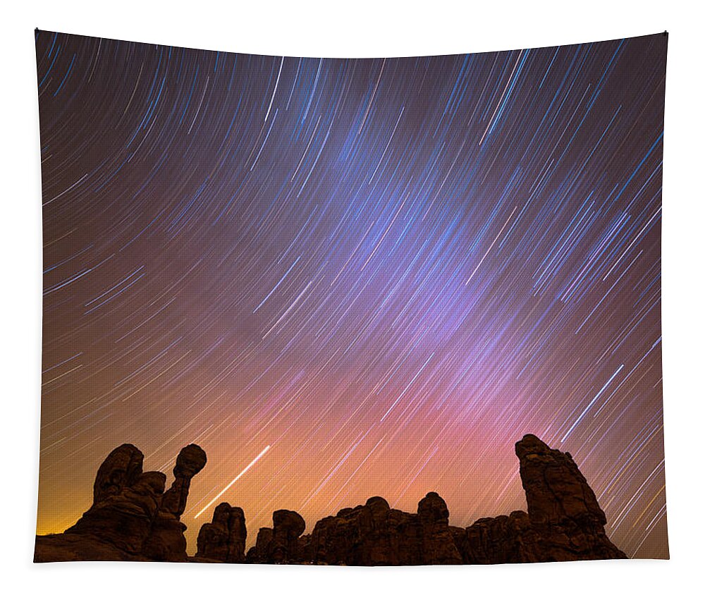 Stars Tapestry featuring the photograph Garden of Eden Nights by Darren White