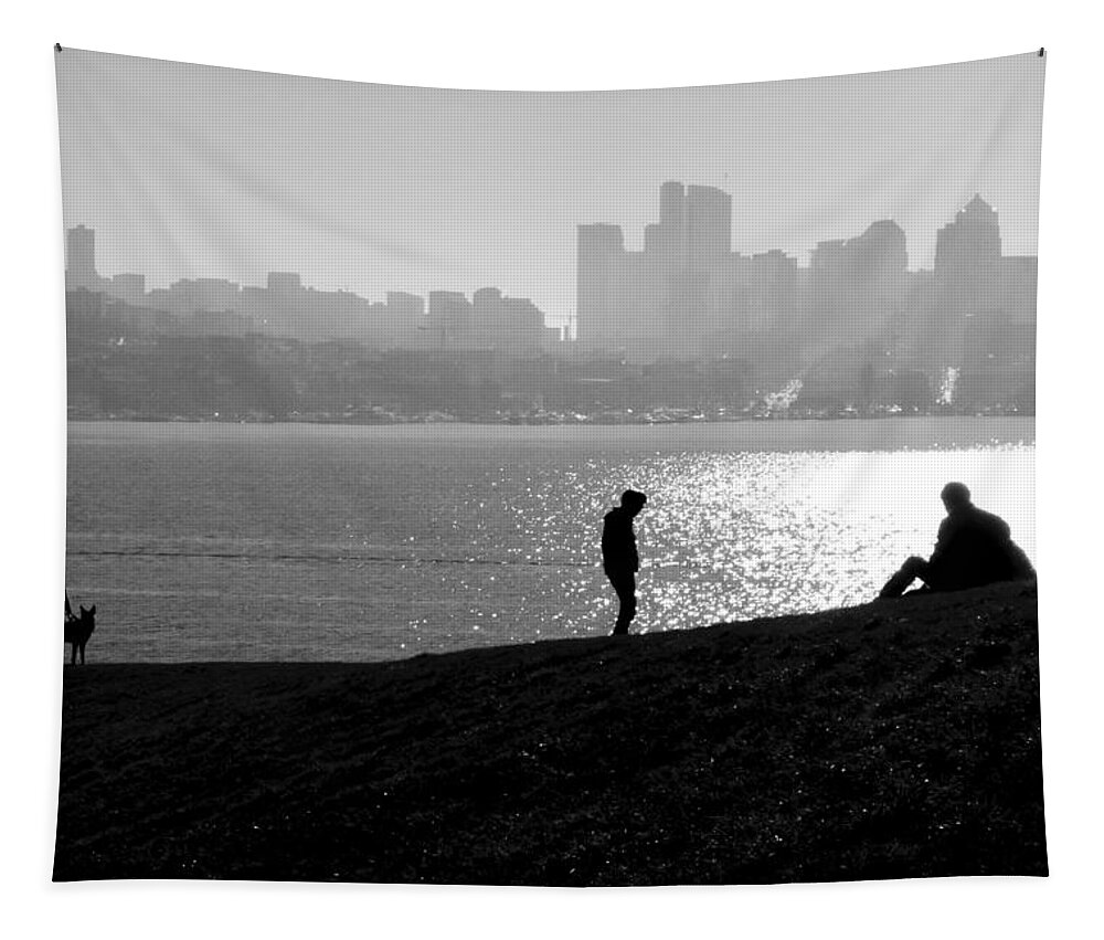 Gas Works Park Tapestry featuring the photograph Gas Works Park Seattle by Frank Winters