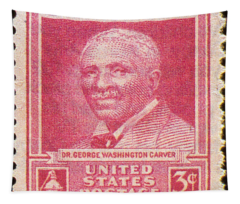 Philately Tapestry featuring the photograph George W. Carver, U.s. Postage Stamp by Science Source