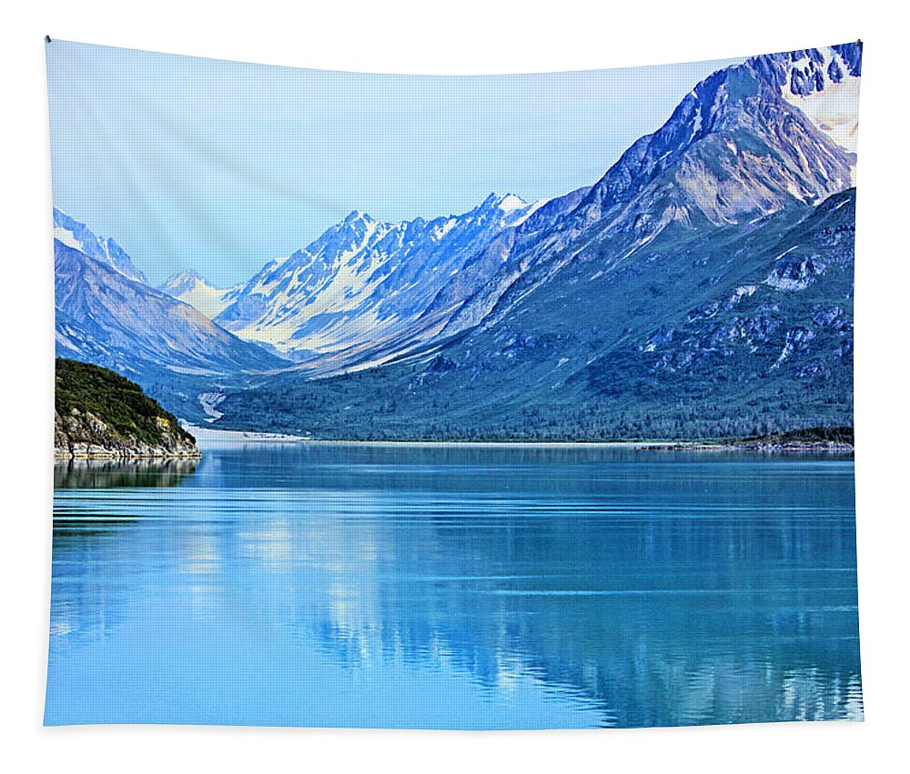 Glacier Bay Tapestry featuring the photograph Glacier Bay by Kristin Elmquist