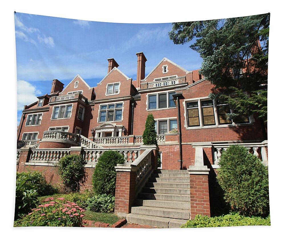 Congdon Tapestry featuring the photograph Glensheen Mansion Exterior by Amanda Stadther