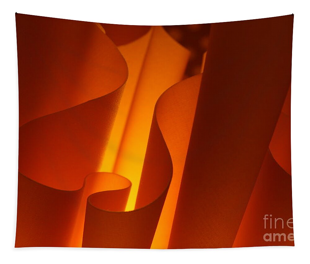 Abstract Tapestry featuring the photograph Glow by Crystal Nederman