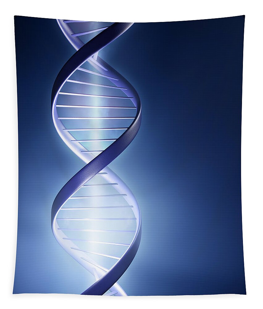 Dna Tapestry featuring the photograph DNA Technology by Johan Swanepoel