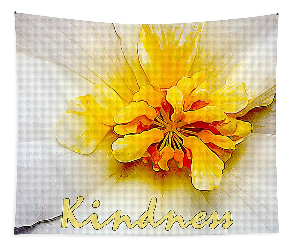 Nature Tapestry featuring the photograph Kindness by ABeautifulSky Photography by Bill Caldwell