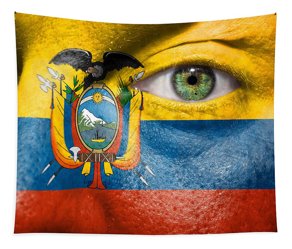 Art Tapestry featuring the photograph Go Ecuador by Semmick Photo