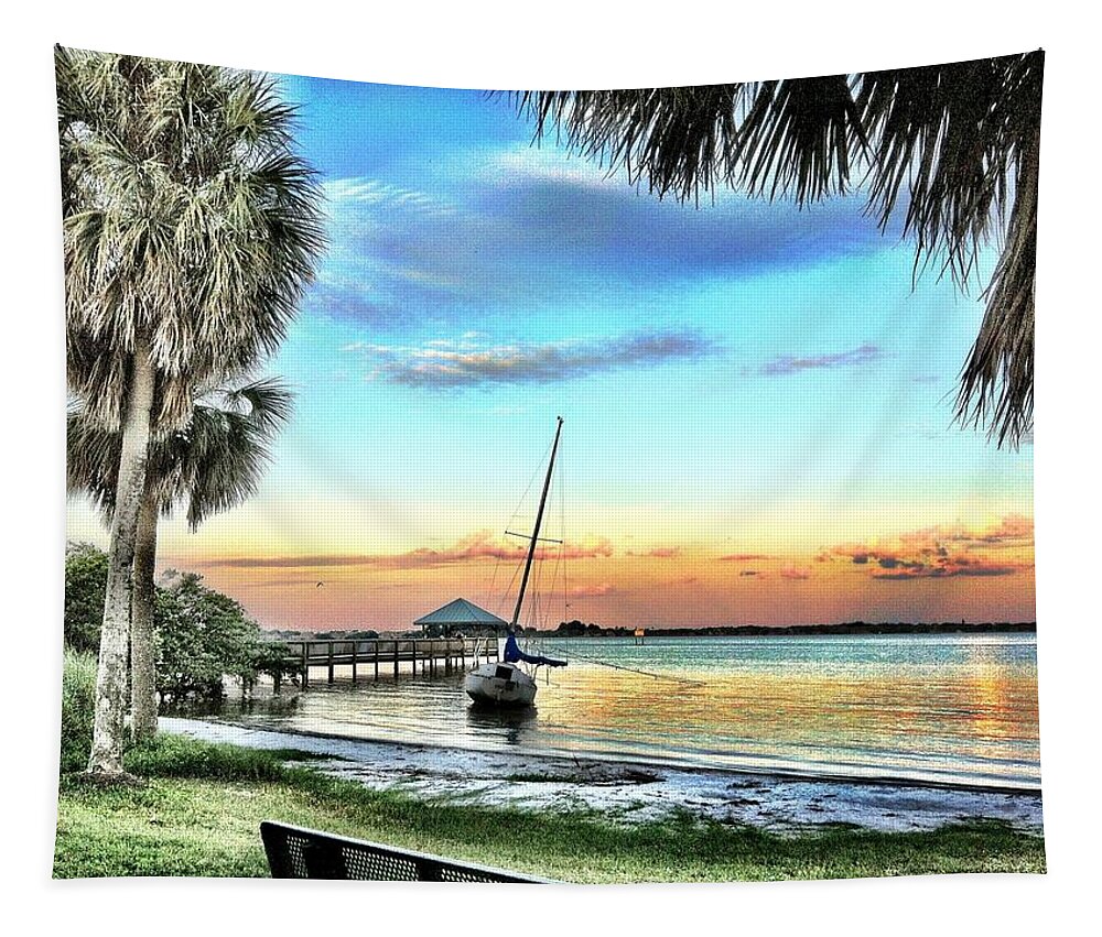 Beach Tapestry featuring the photograph God's Country III by Carlos Avila