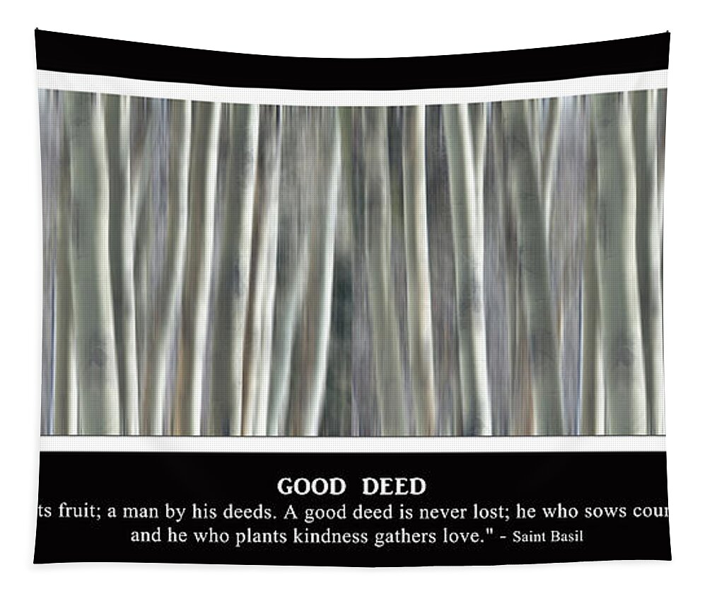 Good Deed Tapestry featuring the photograph Good Deed by James BO Insogna
