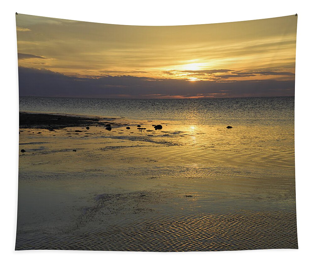 Sunrise Tapestry featuring the photograph Good Morning Florida Keys V by Fran Gallogly