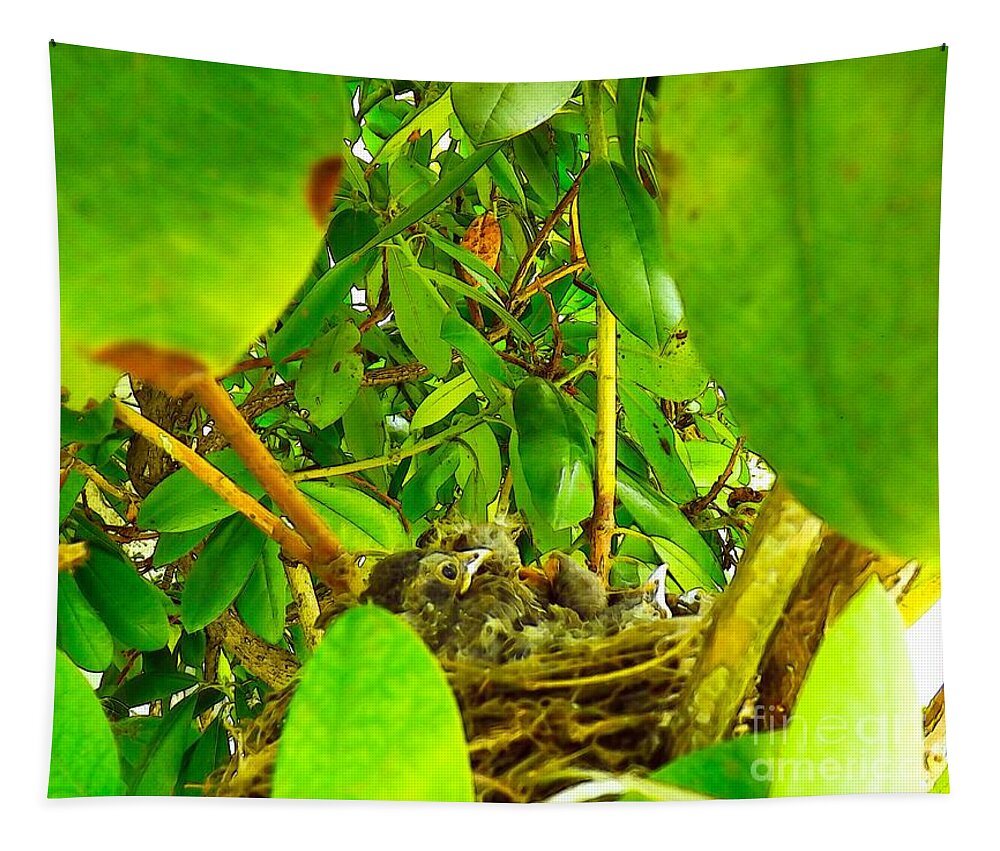 Birds Tapestry featuring the photograph Good Morning Sunshine by Robyn King