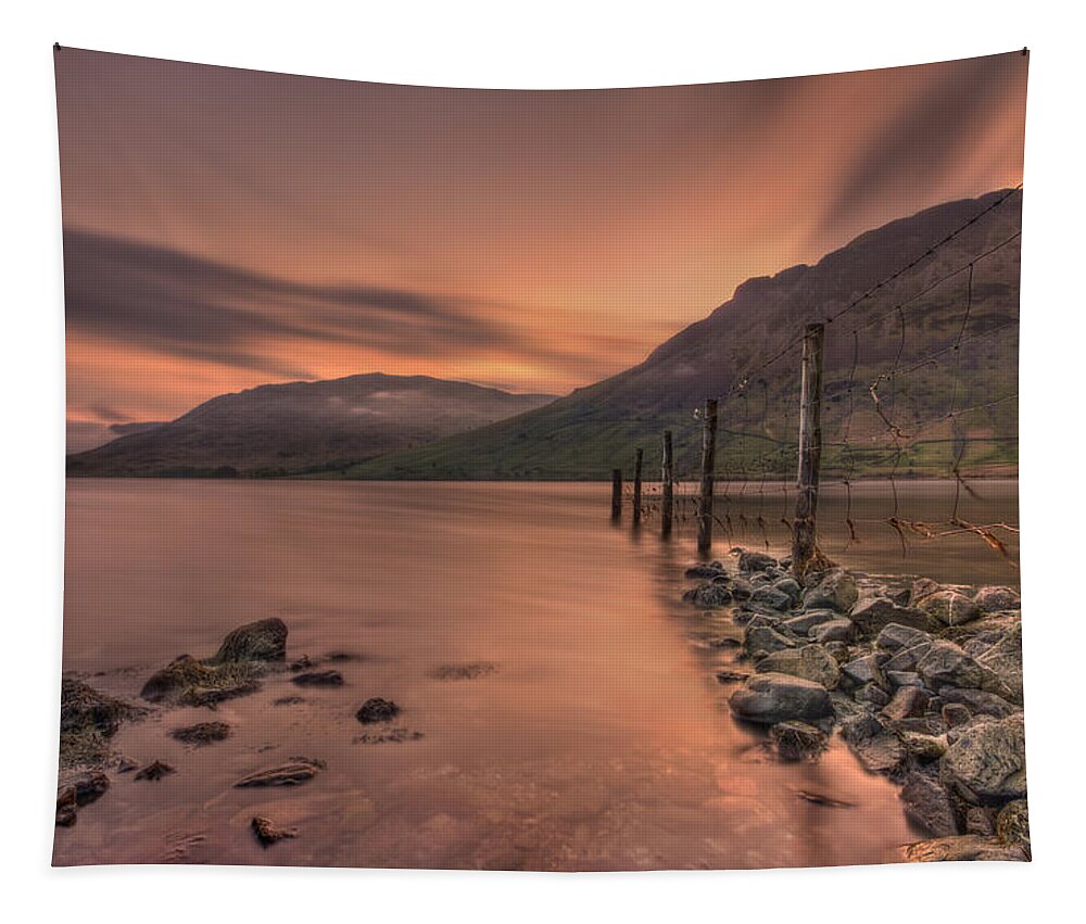 Wasdale Tapestry featuring the photograph Goodbye To Yesterday by Evelina Kremsdorf