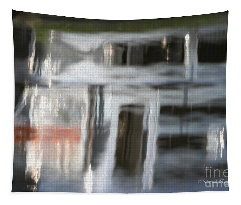 Reflection Tapestry featuring the photograph Grill Reflection by Deborah Benoit