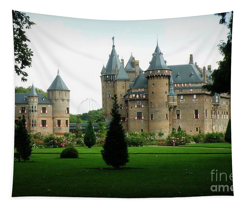 Haar Castle Tapestry featuring the photograph Haar Castle by Lainie Wrightson