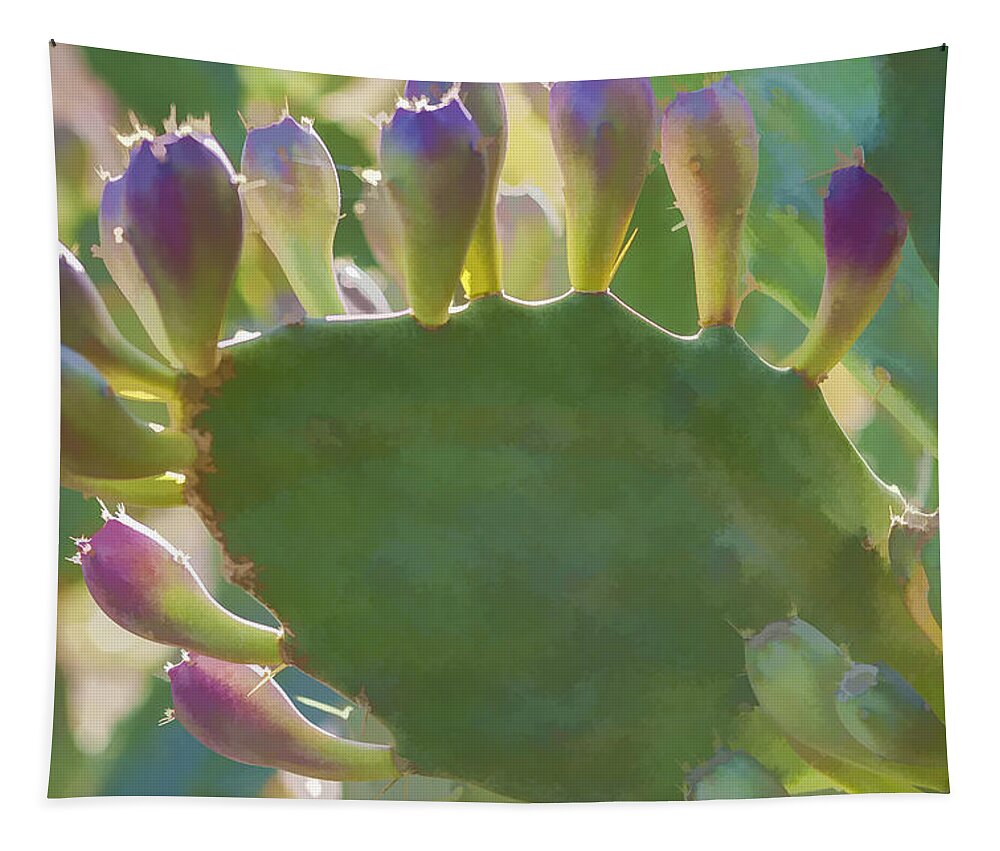 Cactus Tapestry featuring the photograph Hand of God by Scott Campbell