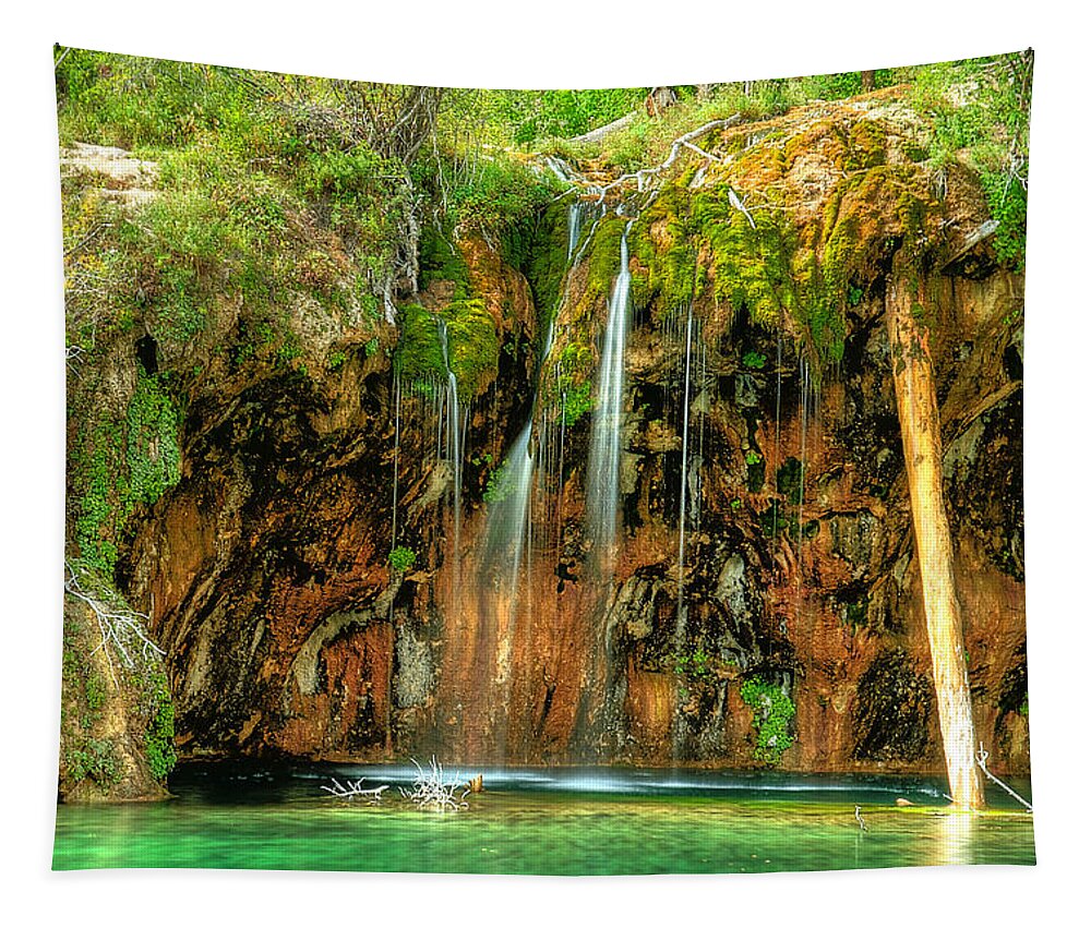 Home Tapestry featuring the photograph Hanging Lake by Richard Gehlbach