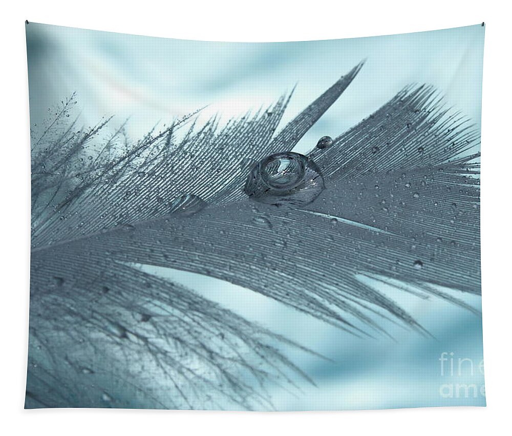 Feather Tapestry featuring the photograph Healing Begins by Krissy Katsimbras