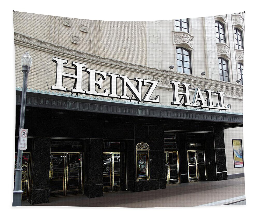Heinz Hall Tapestry featuring the photograph Heinz Hall by Joyce Wasser