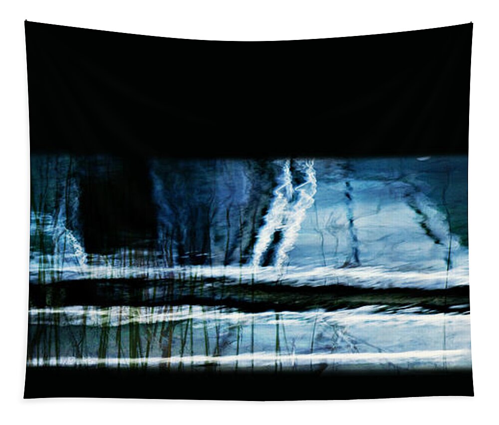 Boat Tapestry featuring the photograph Her Watery Grave by Theresa Tahara