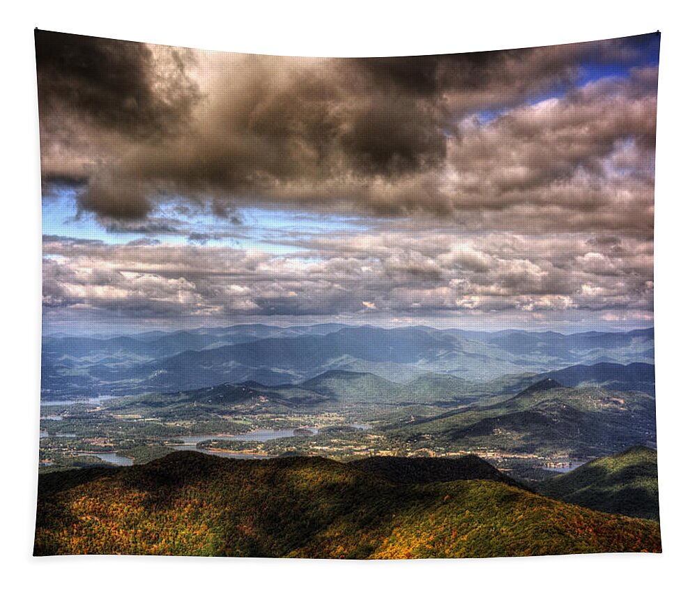 Hiawassee Tapestry featuring the photograph Hiawassee Georgia by Greg and Chrystal Mimbs