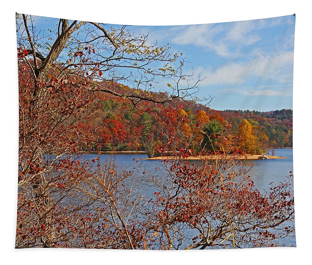 Autumn Tapestry featuring the photograph High On The Mountain by HH Photography of Florida