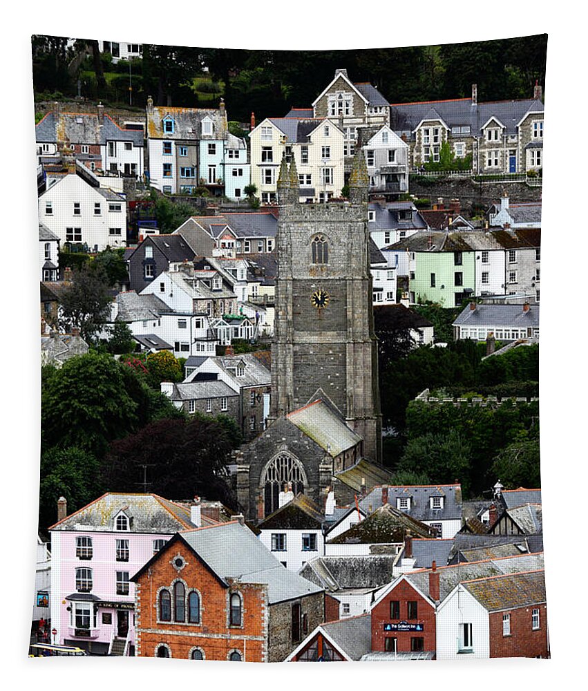 Fowey Tapestry featuring the photograph Historic Fowey by James Brunker
