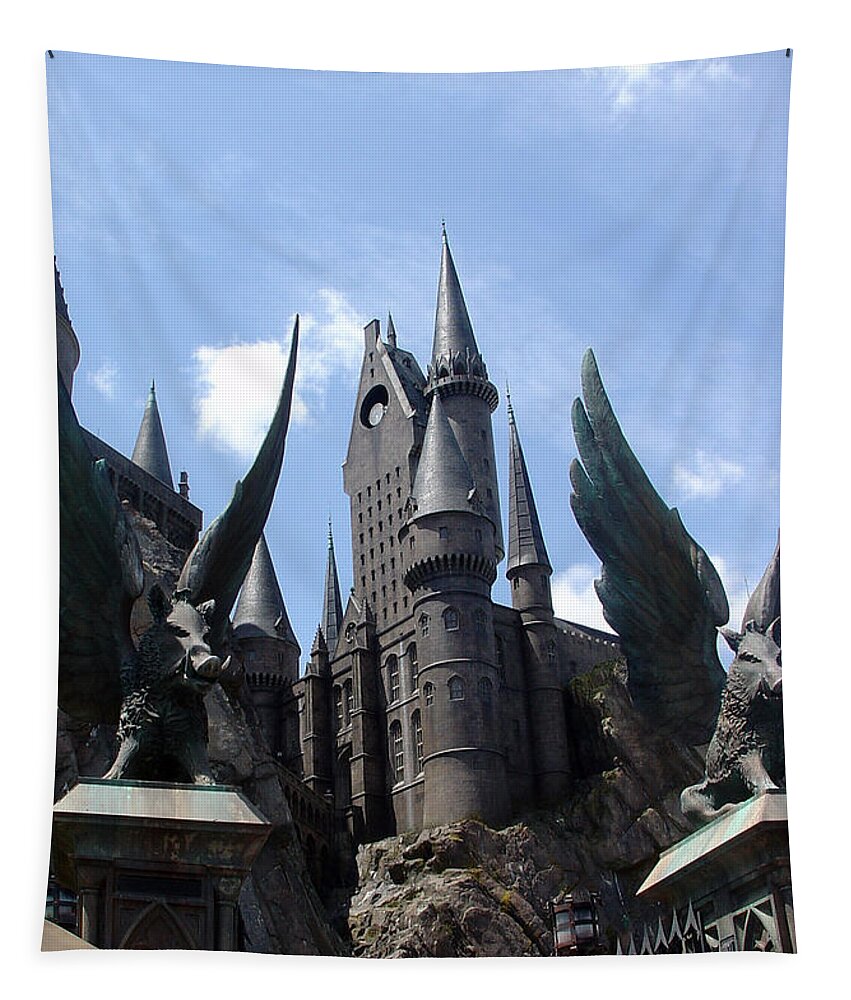 Orlando Tapestry featuring the photograph Hogwarts Castle by David Nicholls