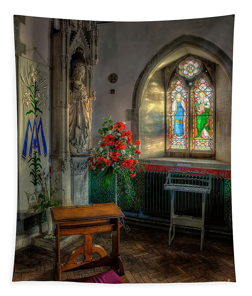 Church Tapestry featuring the photograph Holy Ground by Adrian Evans