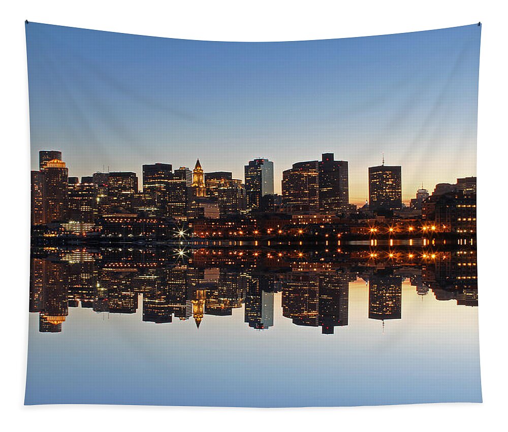 Boston Tapestry featuring the photograph Hometown by Juergen Roth