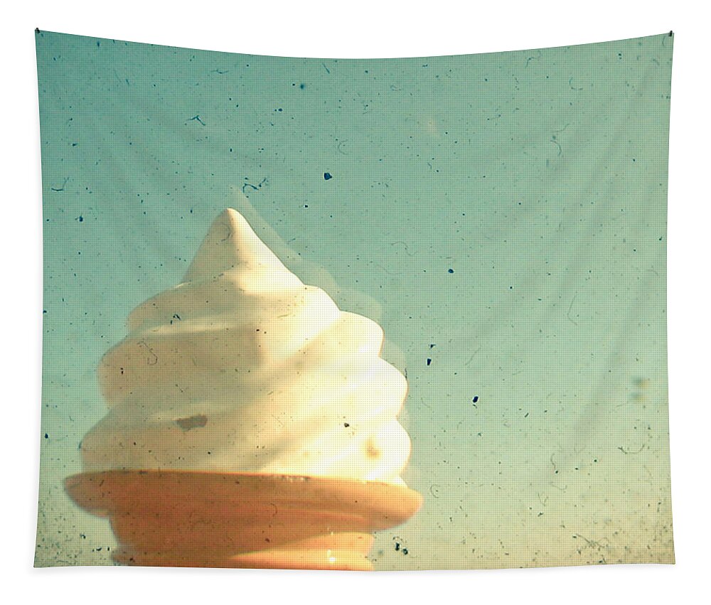 Ice Cream Tapestry featuring the photograph Ice Cream by Cassia Beck