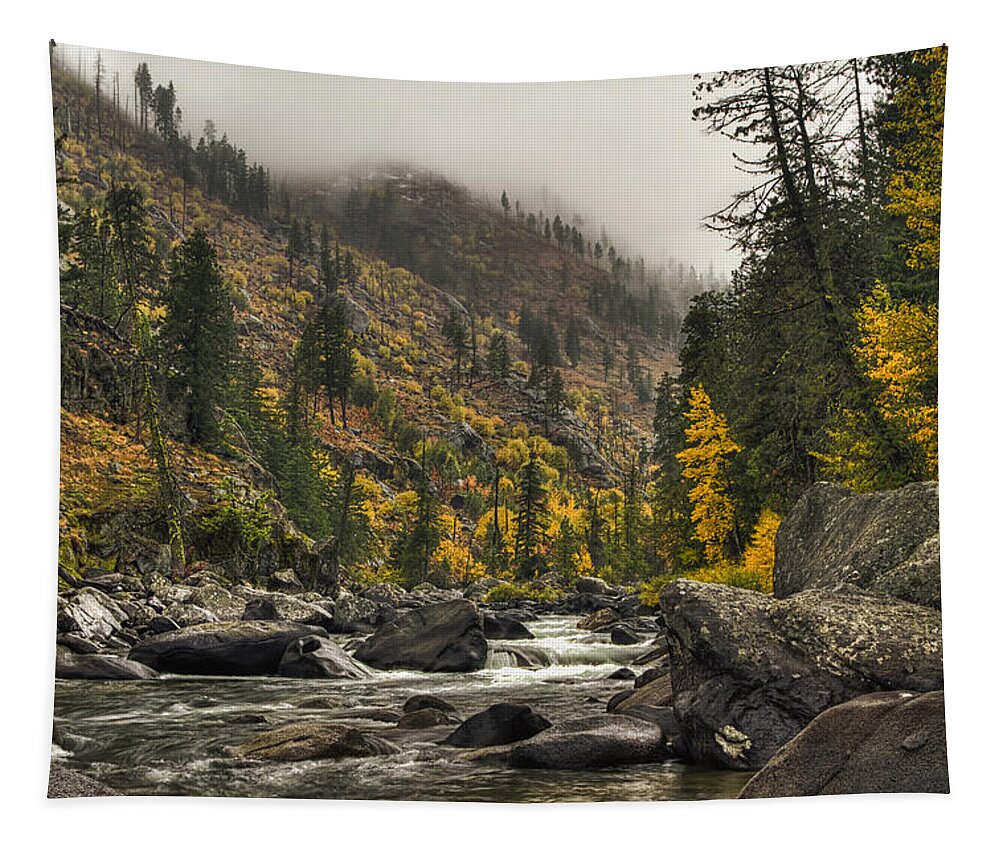 Autumn Tapestry featuring the photograph Icicle Creek Hues by Mark Kiver