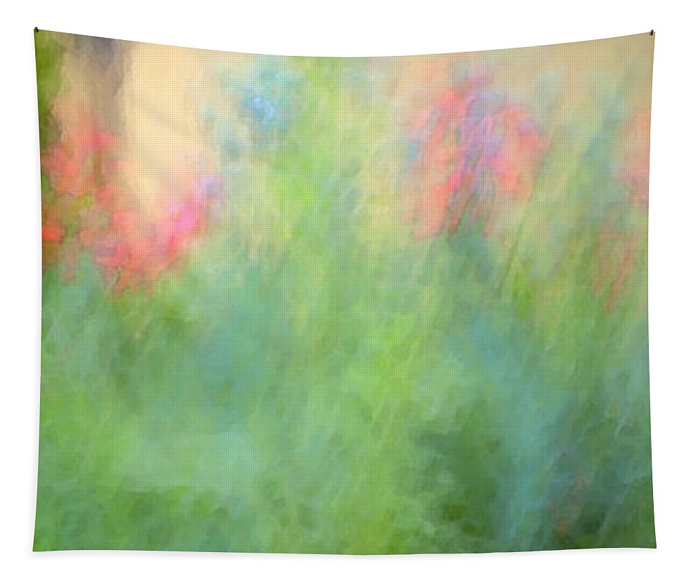 Garden Tapestry featuring the photograph If My Front Yard Was Giverny by Theresa Tahara