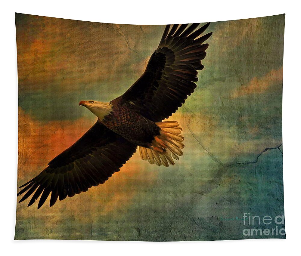 Eagle Tapestry featuring the photograph Illumination Of Spirit by Deborah Benoit