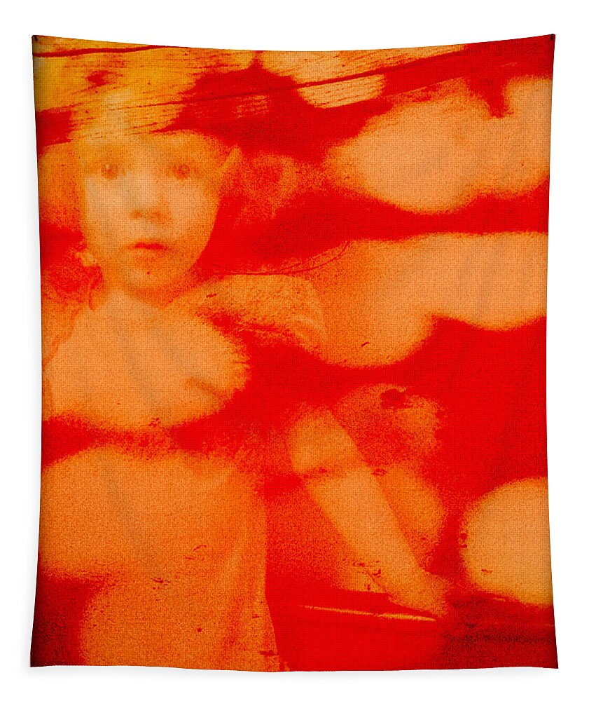Child Tapestry featuring the photograph In Awe by Peggy Dietz