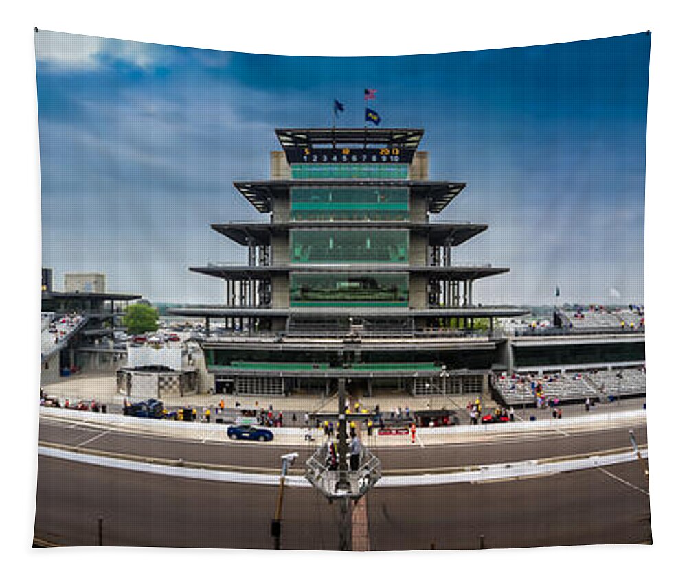 2013 Tapestry featuring the photograph Indianapolis Motor Speedway by Ron Pate