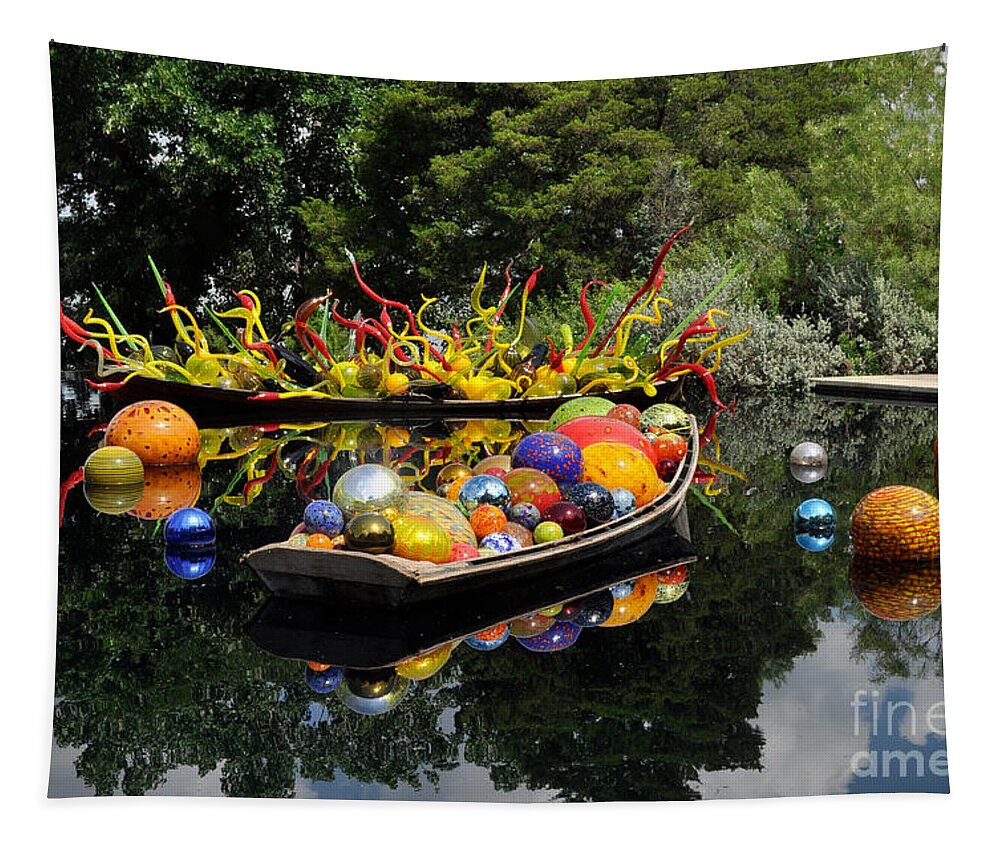 Infinity Pool Tapestry featuring the photograph Infinity Boats by Cheryl McClure