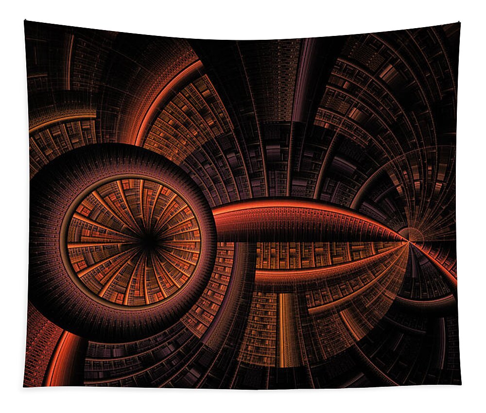 Fractal Tapestry featuring the digital art Inner Core by Gary Blackman