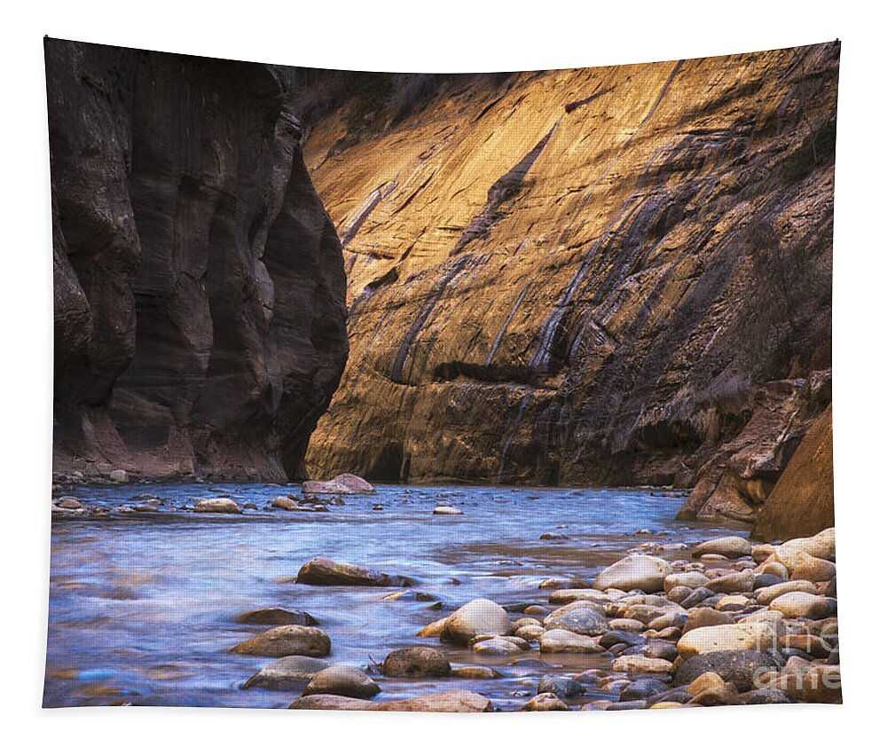 Nature Tapestry featuring the photograph Into The Narrows by Jennifer Magallon