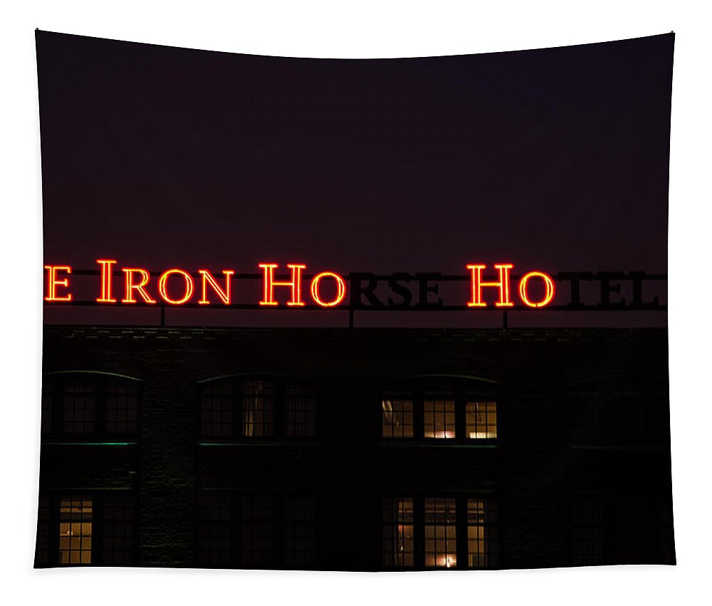Iron Ho-ho Tapestry featuring the photograph Iron Ho-Ho by Susan McMenamin
