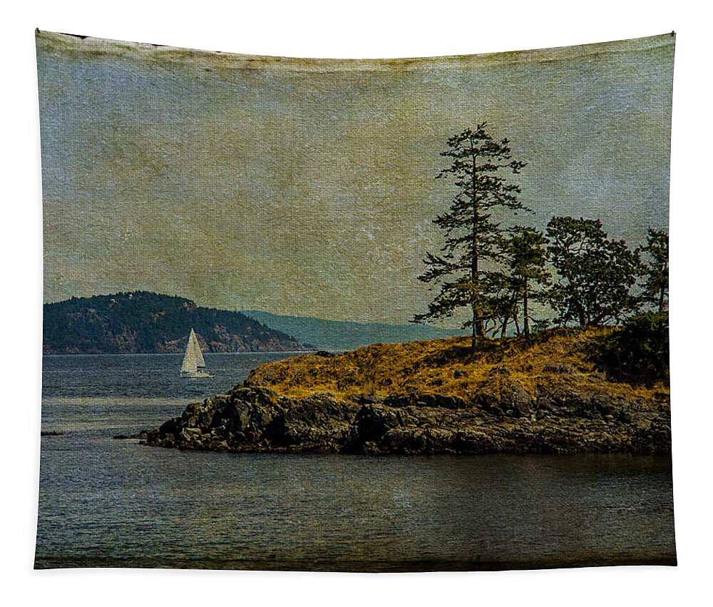 Landscape Tapestry featuring the photograph Island Time by Kathy Bassett