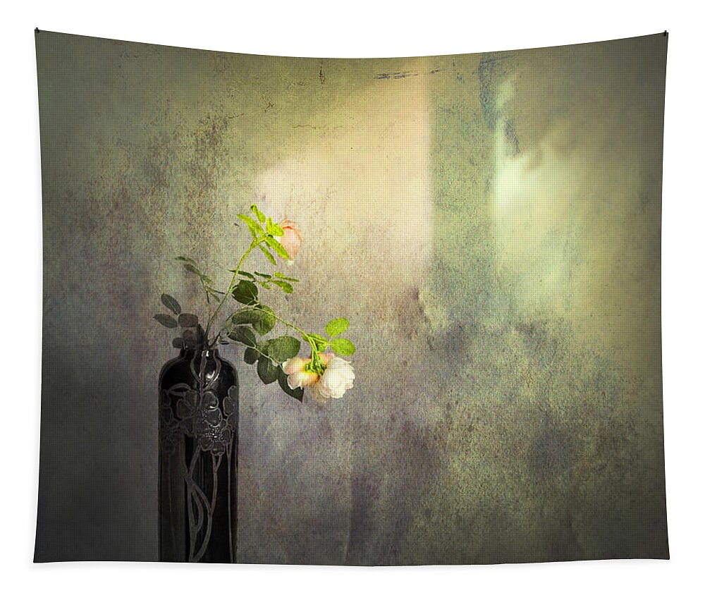 Vintage Still Life Tapestry featuring the photograph Isn't It Romantic by Theresa Tahara