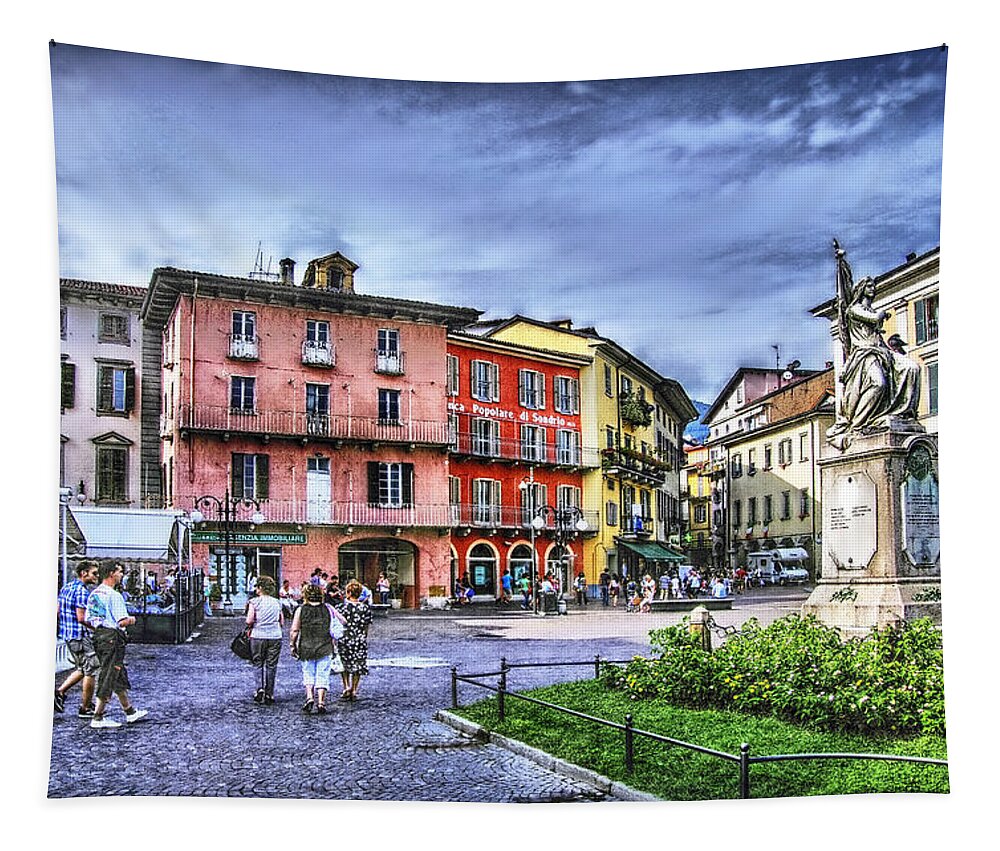 Italy Tapestry featuring the photograph Italian Small Town by Hanny Heim