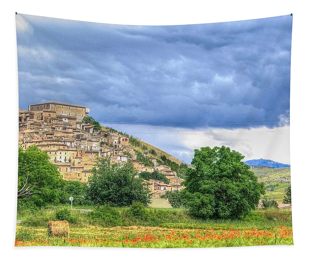 Italy Tapestry featuring the photograph Italian Town by Will Wagner