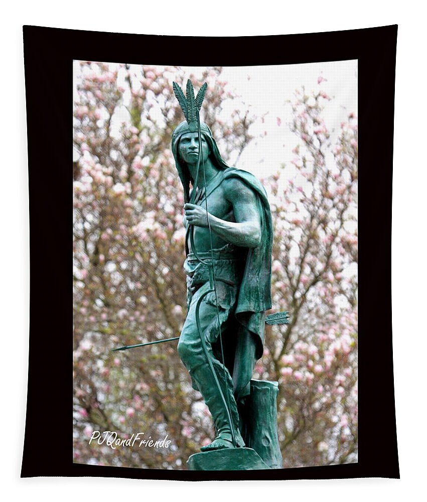 Tecumseh Tapestry featuring the photograph J. Fitzhugh Thornton Memorial by PJQandFriends Photography