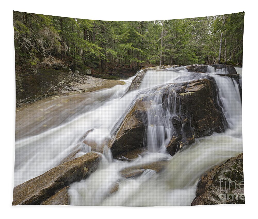 Jackman Falls Tapestry featuring the photograph Jackman Falls - North Woodstock New Hampshire USA by Erin Paul Donovan