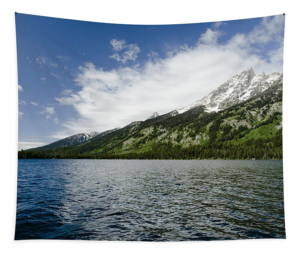 Grand Teton National Park Tapestry featuring the photograph Jenny Lake by Crystal Wightman
