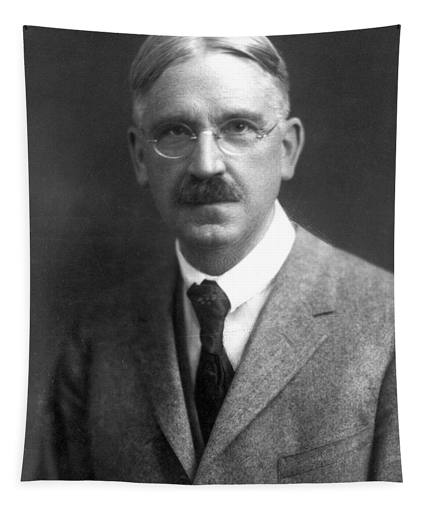 1923 Tapestry featuring the photograph John Dewey (1859-1952) by Granger