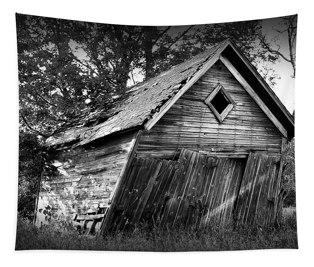 Barn Tapestry featuring the photograph Just Add Time by Rick Bartrand